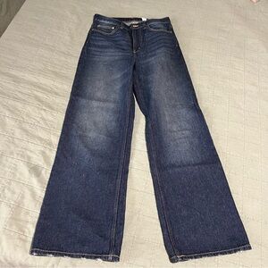 H&M ultra high rise wide leg Jean